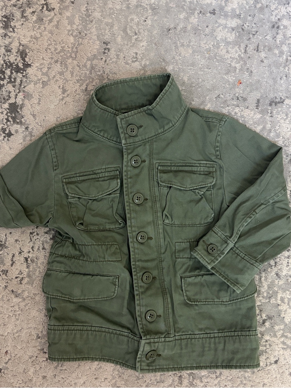 Baby Gap Toddler Olive Utility Jacket Sz 3